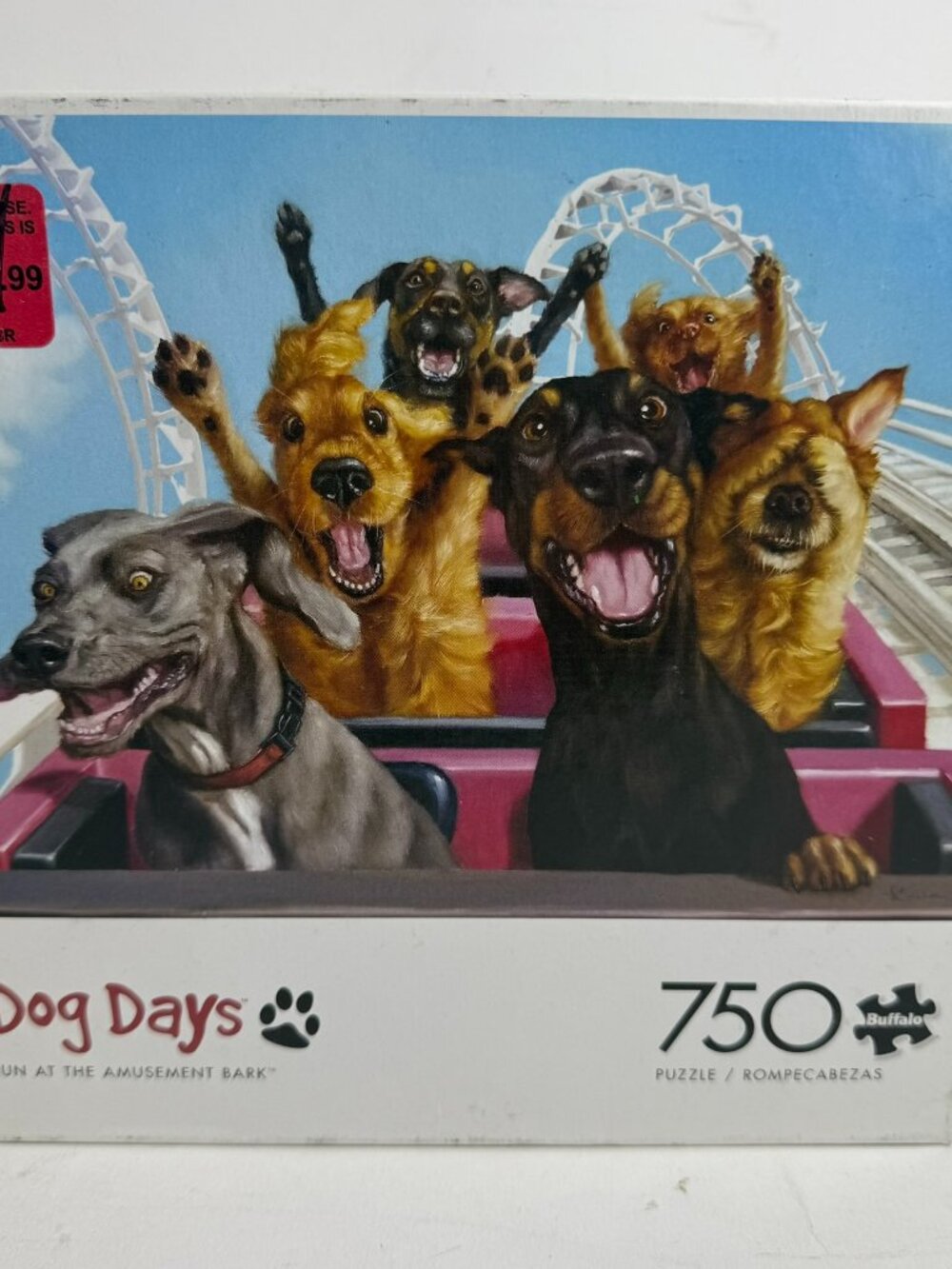 Buffalo Games Dog Days Fun at the Amusement Bark 750 Piece Jigsaw Puzzle